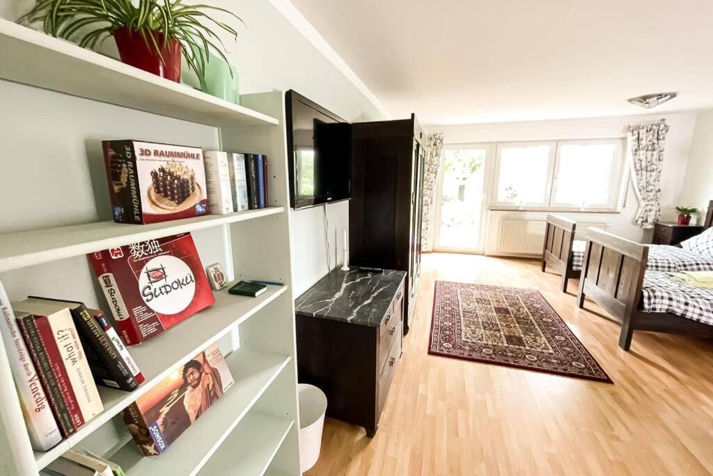Apartment Am Auensee Mit Grosser Terrasse & Privat-Parkplatz 莱比锡 外观 照片