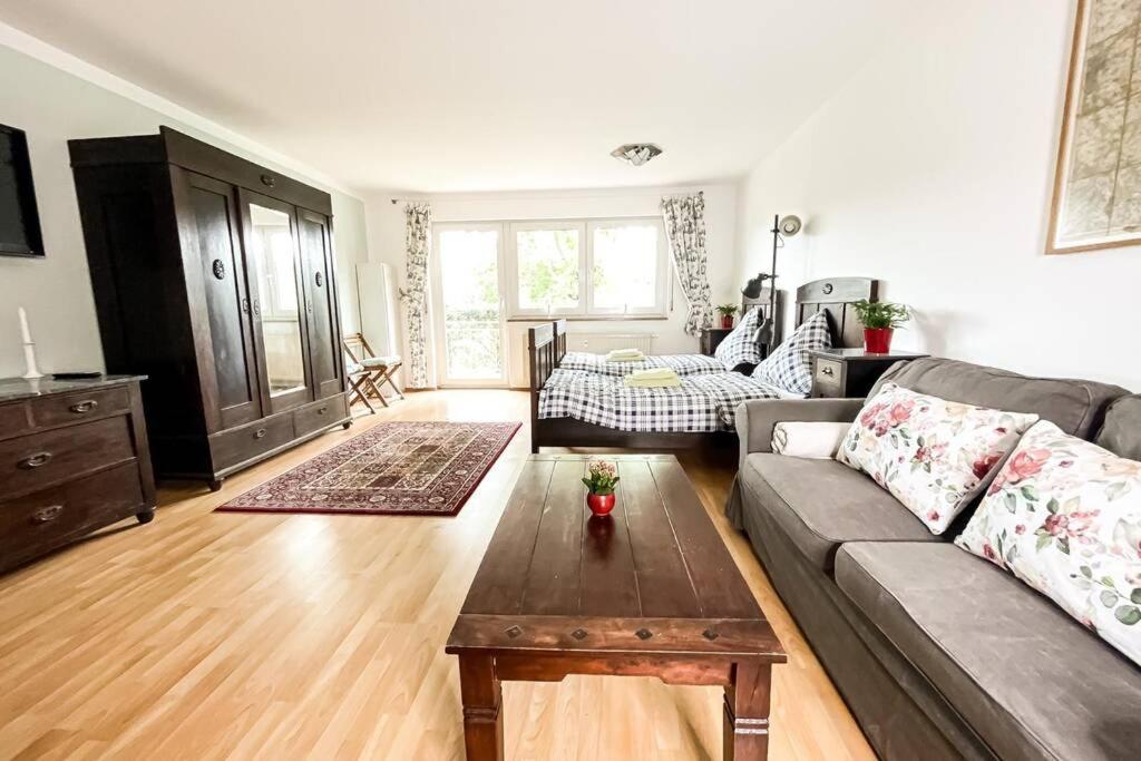 Apartment Am Auensee Mit Grosser Terrasse & Privat-Parkplatz 莱比锡 外观 照片
